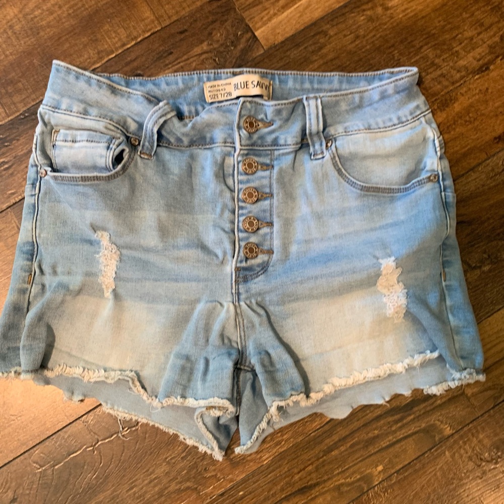 Blue Savvy Jean Shorts